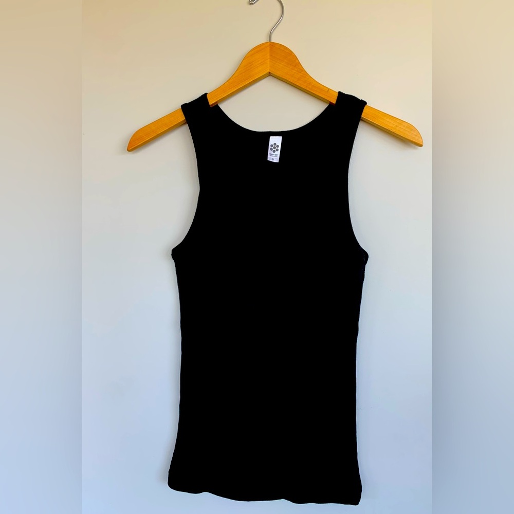 New American Apparel Women's Classic Rib Knit Tank Top- large and XL available